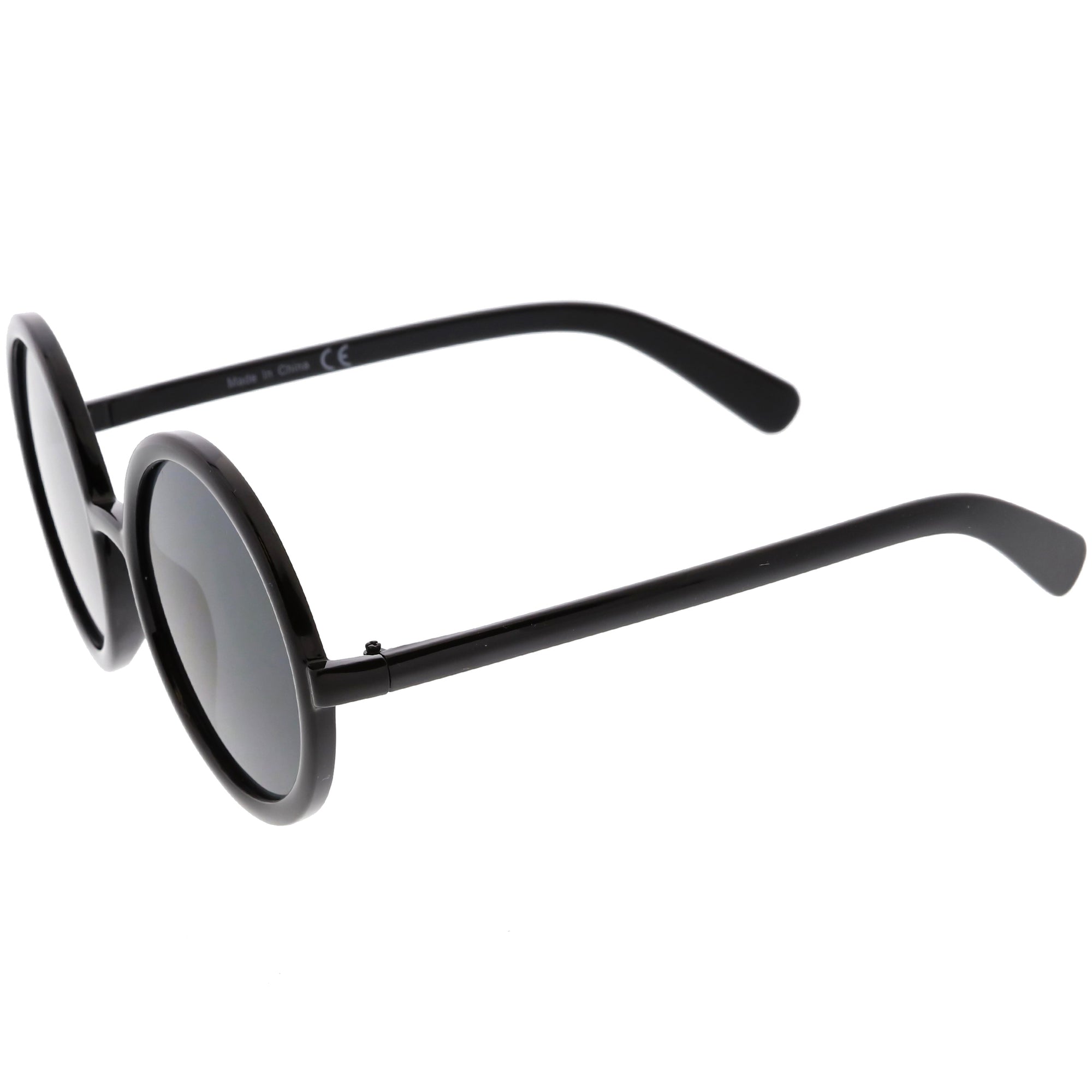 Shiny Black Gray Mirror Polarized Glass