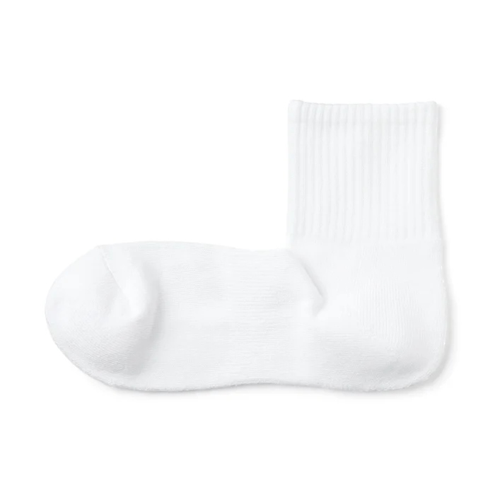 Right Angle Pile Short Socks